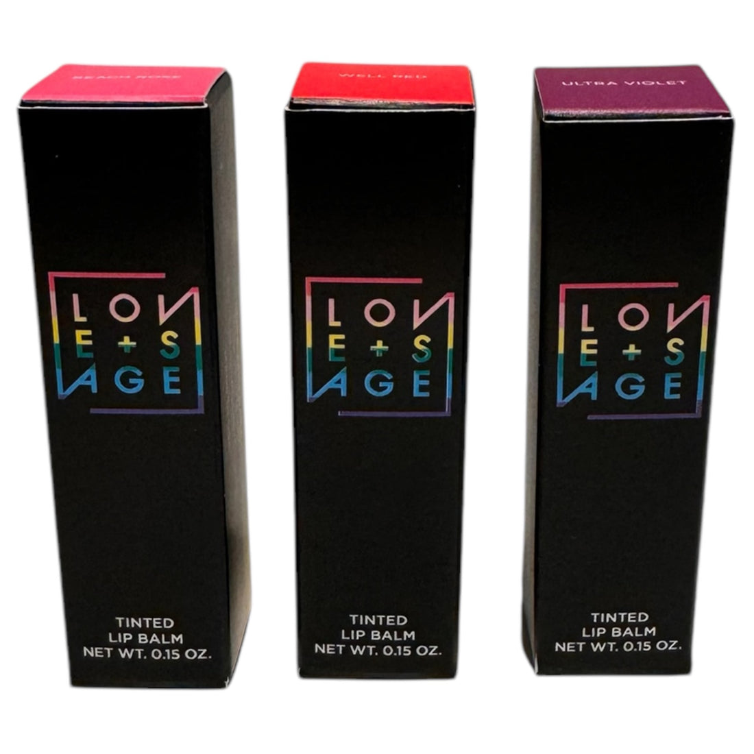 Love + Sage Tinted Lip Balm 3-Pack