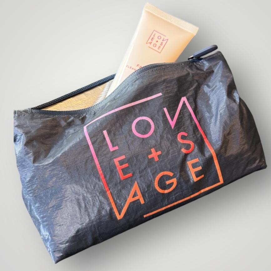 "Glow on the Go" Gift Bundle: A Cream, Cleanser, Lip Balm and Make-Up Bag!