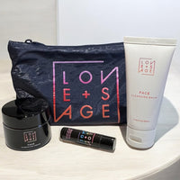 "Glow on the Go" Gift Bundle: A Cream, Cleanser, Lip Balm and Make-Up Bag!