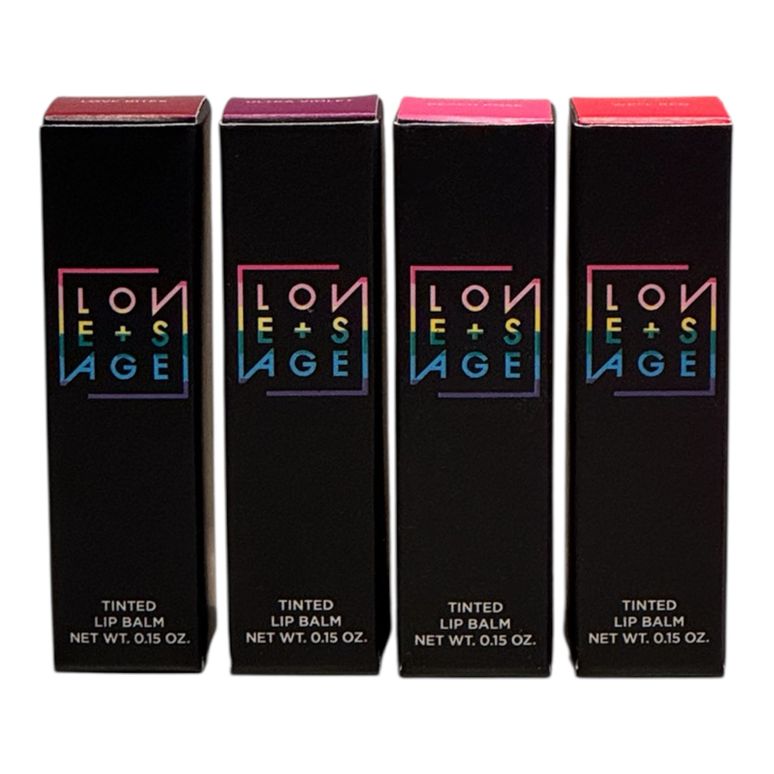 NEW! Love + Sage Tinted Lip Balm 4-Pack